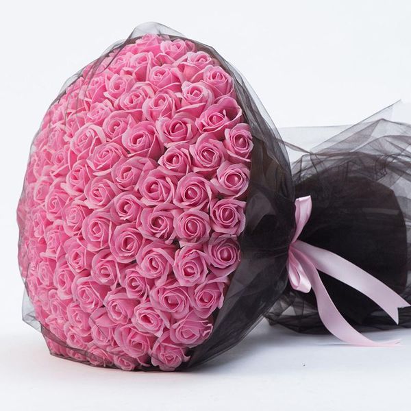 decorative flowers & wreaths 99pcs/bouquet artificial flower soap rose fake roses holding gifts for wedding party home valentine's day
decorative flowers & wreaths 99pcs/bouquet artificial flower soap rose fake roses holding gifts for wedding party home valentine's day
