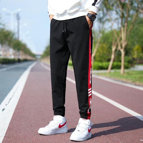 pants men's overalls summer thin korean version trend versatile 9-point corset casual sports student pants fashion brand, Black
pants men's overalls summer thin korean version trend versatile 9-point corset casual sports student pants fashion brand, Black