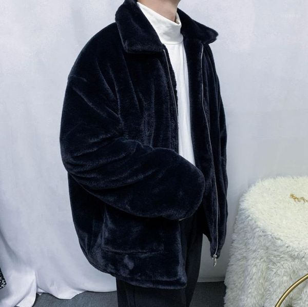 2020 autumn and winter new youth popular loose solid color polar fleece lapel cotton coat fashionable casual simple, Black
2020 autumn and winter new youth popular loose solid color polar fleece lapel cotton coat fashionable casual simple, Black