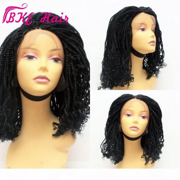 twists braiding black wig synthetic lace front wig 16" short braided wigs for black african women
twists braiding black wig synthetic lace front wig 16" short braided wigs for black african women