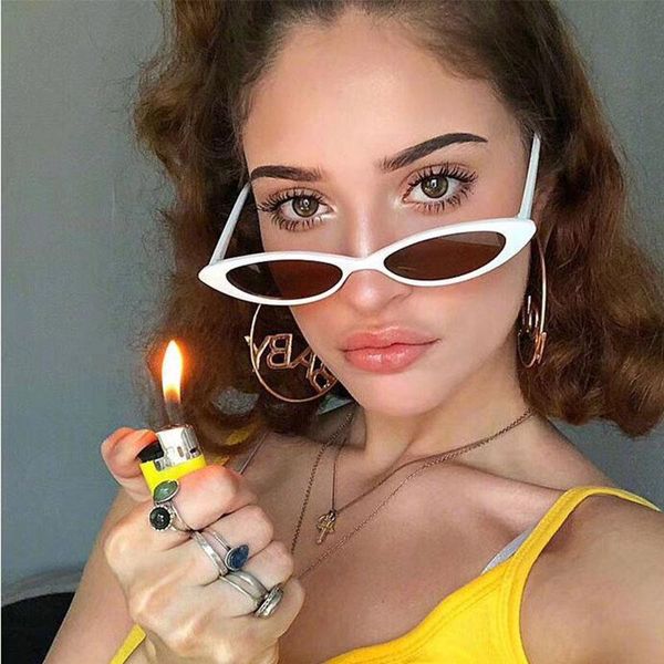 sunglasses fashion women narrow cat eye lady eyewear summer small orange white glasses oculos feminino, White;black
sunglasses fashion women narrow cat eye lady eyewear summer small orange white glasses oculos feminino, White;black