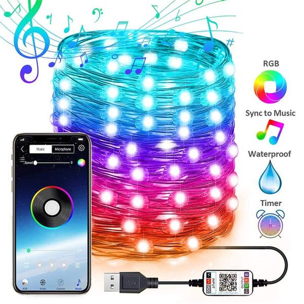 usb led string light christmas tree decoration light bluetooth app control string lights lamp ip65 waterproof fairy lights
usb led string light christmas tree decoration light bluetooth app control string lights lamp ip65 waterproof fairy lights