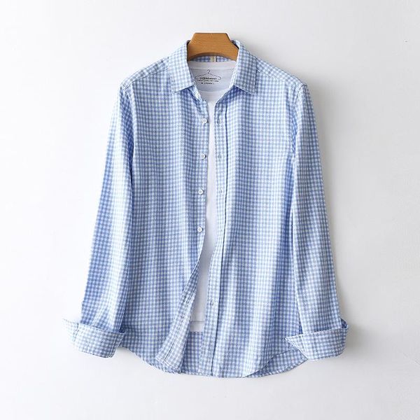men's casual shirts long sleeve slim fit plaid mens shirt pure cotton gentlemen smart formal dress blouse soft camisa masculina, White;black
men's casual shirts long sleeve slim fit plaid mens shirt pure cotton gentlemen smart formal dress blouse soft camisa masculina, White;black