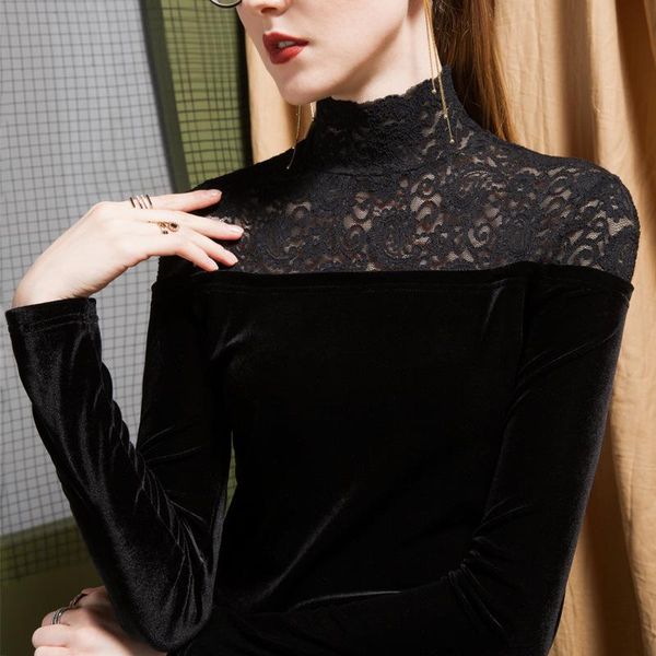 women velvet t-shirt turtleneck long sleeve women shirt all match lady black white gray yellow shir
women velvet t-shirt turtleneck long sleeve women shirt all match lady black white gray yellow shir