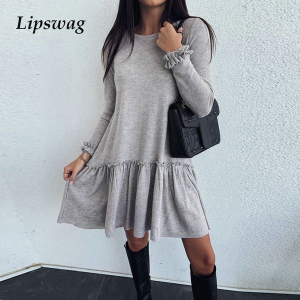 lipswag women dress autumn butterfly long sleeve solid pleated dress ruffles casual o-neck short party mini dress vestidos y200120, White;black
lipswag women dress autumn butterfly long sleeve solid pleated dress ruffles casual o-neck short party mini dress vestidos y200120, White;black