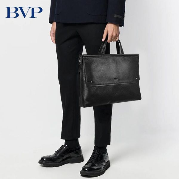bvp men briefcase bag genuine leather lapbag business man handbag cow leather male computer 501
bvp men briefcase bag genuine leather lapbag business man handbag cow leather male computer 501