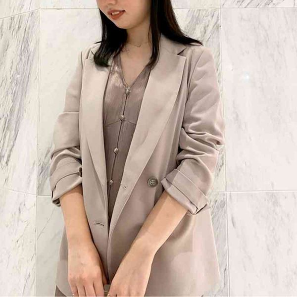 women's suits & blazers japanese early autumn women jackets simple solid plaid lapel long sleeve pockets double breasted wzpa, White;black
women's suits & blazers japanese early autumn women jackets simple solid plaid lapel long sleeve pockets double breasted wzpa, White;black