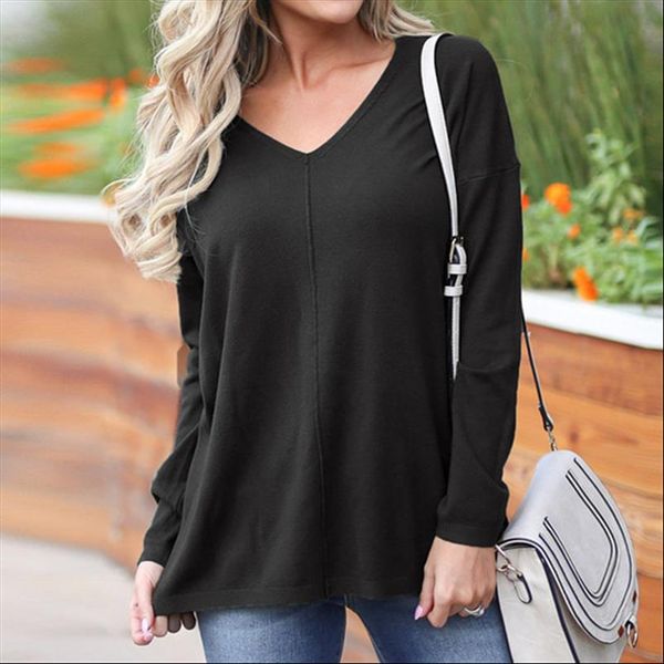 long knitted sweater women autumn winter sweater knitting pullovers female v neck casual loose pure jumper pull femme, White;black
long knitted sweater women autumn winter sweater knitting pullovers female v neck casual loose pure jumper pull femme, White;black