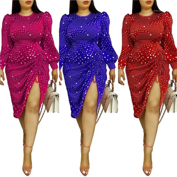 dress fashion elegant women dresses plus size casual dresses polka dot pattern long sleeve ruch high wasit, Black;gray
dress fashion elegant women dresses plus size casual dresses polka dot pattern long sleeve ruch high wasit, Black;gray