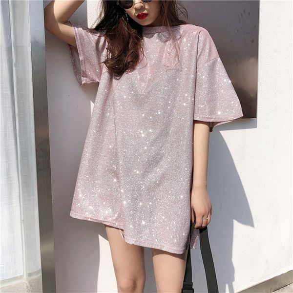 2021 new vetemen femme bling t shirts women tshirt fashion summer short sleeve o neck causal solid tees oversized ppg5, White
2021 new vetemen femme bling t shirts women tshirt fashion summer short sleeve o neck causal solid tees oversized ppg5, White