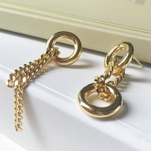 charm designer earrings tassel women irregular chain retro cool wind asymmetric ring splicing accessories luxury jewelry, Golden
charm designer earrings tassel women irregular chain retro cool wind asymmetric ring splicing accessories luxury jewelry, Golden