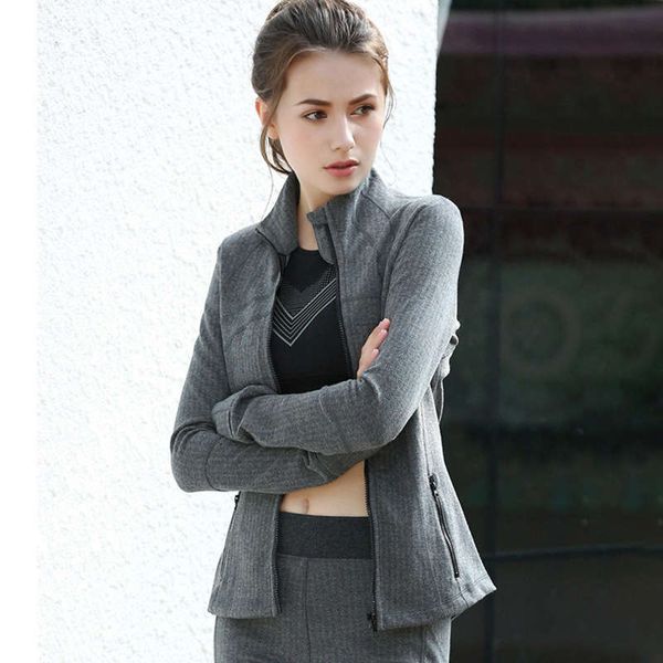 lulu same autumn winter yoga running fitness quick drying zipper cardigan jacket female, Gray
lulu same autumn winter yoga running fitness quick drying zipper cardigan jacket female, Gray