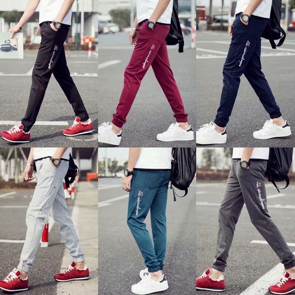 new men's pants fashion japan style harajuku elastic waist men trousers leisure street attire alphabet printing sports men pants, Black
new men's pants fashion japan style harajuku elastic waist men trousers leisure street attire alphabet printing sports men pants, Black