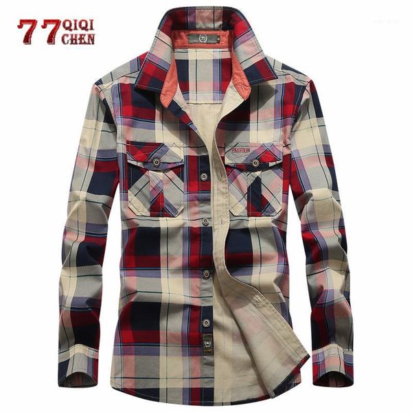 100% cotton plaid flannel shirts men 2020 spring autumn casual long sleeve shirts chemise hombre plus size 4xl1, White;black
100% cotton plaid flannel shirts men 2020 spring autumn casual long sleeve shirts chemise hombre plus size 4xl1, White;black