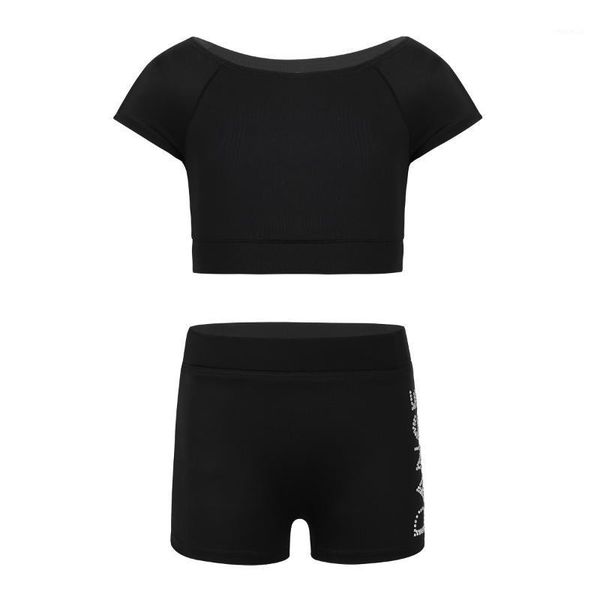 kids girls gymnastics tankini swimsuit for dancing short sleeves tank with letters printed bottoms set ballet dance outfit1, Black;red
kids girls gymnastics tankini swimsuit for dancing short sleeves tank with letters printed bottoms set ballet dance outfit1, Black;red
