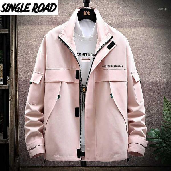 singleroad men's jacket men spring solid korean hip hop japanese streetwear coat male casual cargo pink jackets man windbreaker1, Black;brown
singleroad men's jacket men spring solid korean hip hop japanese streetwear coat male casual cargo pink jackets man windbreaker1, Black;brown