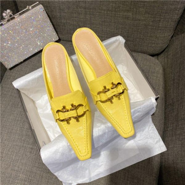solid pu leather slip on kitten heel mules women square toe buckle shoes slingback spring summer female slippers, Black
solid pu leather slip on kitten heel mules women square toe buckle shoes slingback spring summer female slippers, Black