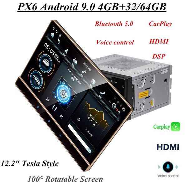 dsp 12.2 "tesla style 2 din universal px6 android 9.0 автомобиль dvd стерео радио gps bluetooth 5.0 wifi carplay android auto multimedia pla
dsp 12.2 "tesla style 2 din universal px6 android 9.0 автомобиль dvd стерео радио gps bluetooth 5.0 wifi carplay android auto multimedia pla