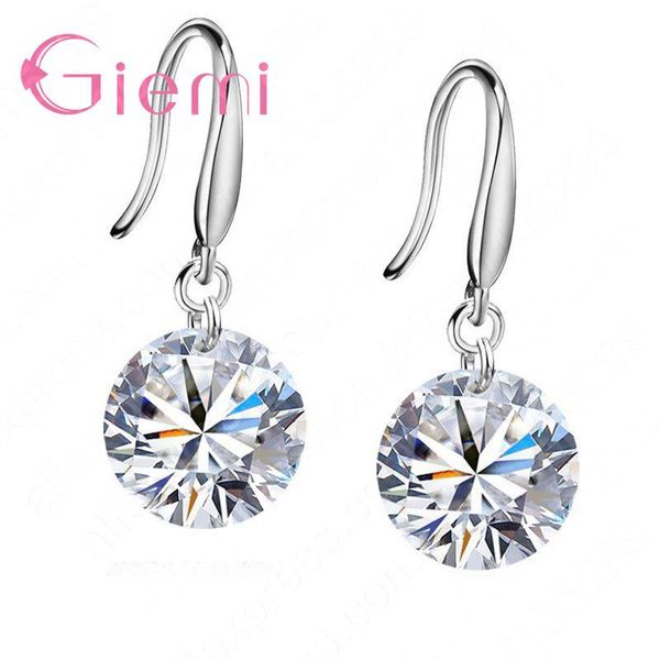100% 925 sterling silver simple round drop earrings for women silver small earrings fine jewelry brincos sale
100% 925 sterling silver simple round drop earrings for women silver small earrings fine jewelry brincos sale