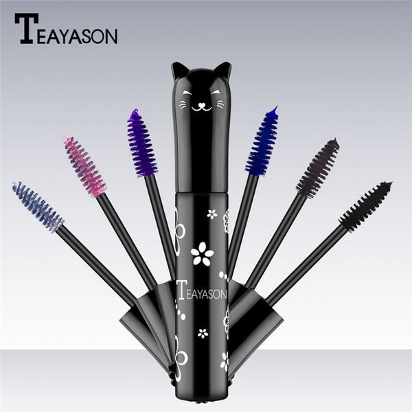 6 colors mascara eyes makeup waterproof easy remove blue white brown black purple lengthen eyelashes professional ing
6 colors mascara eyes makeup waterproof easy remove blue white brown black purple lengthen eyelashes professional ing
