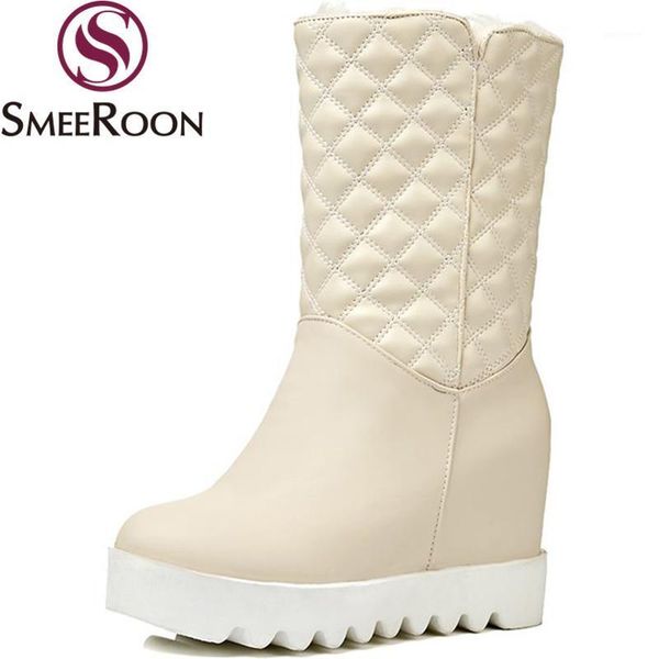 smeeroon fashion solid color ankle boots casual keep warm winter snow boots round toe height increasing campus shoes1, Black
smeeroon fashion solid color ankle boots casual keep warm winter snow boots round toe height increasing campus shoes1, Black