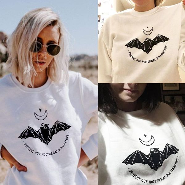 women's hoodies & sweatshirts protect our nocturnal pollinators sweatshirt fashion star moon bat printed pullovers graphic girl tumblr, Black
women's hoodies & sweatshirts protect our nocturnal pollinators sweatshirt fashion star moon bat printed pullovers graphic girl tumblr, Black
