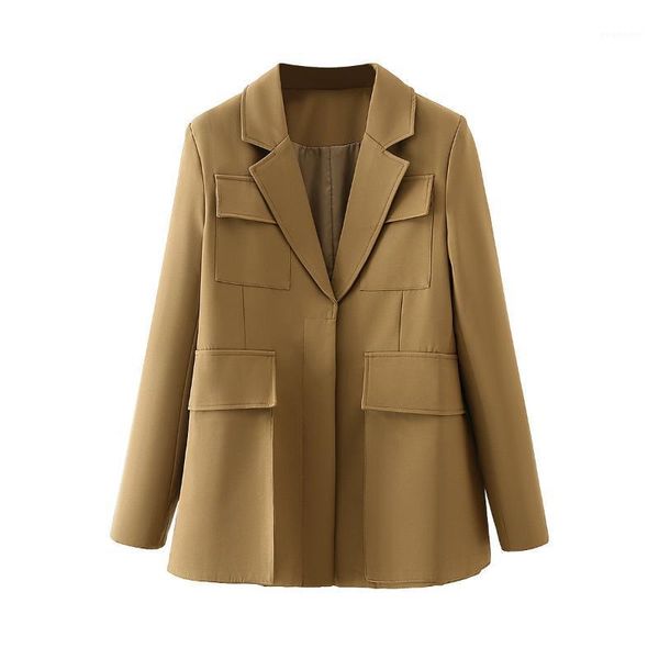 zoulv 2020 autumn/winter leisure temperament elegant draping khaki classic v niche design pocket suit silm jacket women's suit1, Black
zoulv 2020 autumn/winter leisure temperament elegant draping khaki classic v niche design pocket suit silm jacket women's suit1, Black