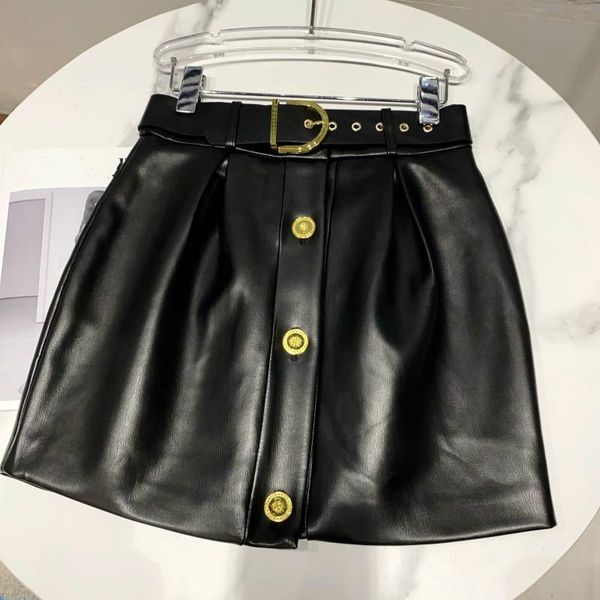 skirts deat 2021 autumn winter women fashion metal buckle belt button decoration straight high waist casual pu leather skirt rc879, Black
skirts deat 2021 autumn winter women fashion metal buckle belt button decoration straight high waist casual pu leather skirt rc879, Black