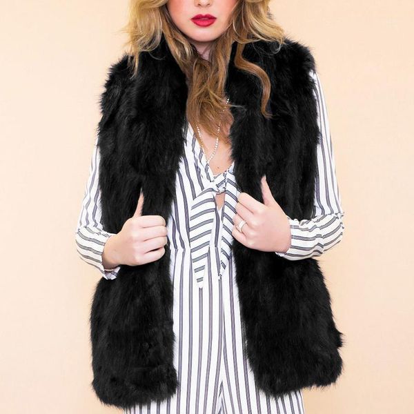 women's fur & faux women vest winter warm sleeveless outerwear plus size coat stand collar slim parkas 7q11821, Black
women's fur & faux women vest winter warm sleeveless outerwear plus size coat stand collar slim parkas 7q11821, Black