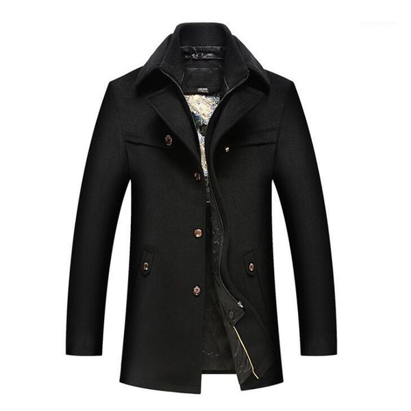 new fashion men's woolen coat male silk liner thick winter jacket and coat autumn jackets mens black and khaki1, Black;brown
new fashion men's woolen coat male silk liner thick winter jacket and coat autumn jackets mens black and khaki1, Black;brown