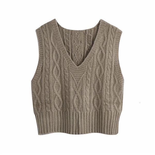 2021 new vintage cable knit sweater women autumn v neck sleeveless cropped knitted vest casual fashion ladies sweatervest x94t, White;black
2021 new vintage cable knit sweater women autumn v neck sleeveless cropped knitted vest casual fashion ladies sweatervest x94t, White;black