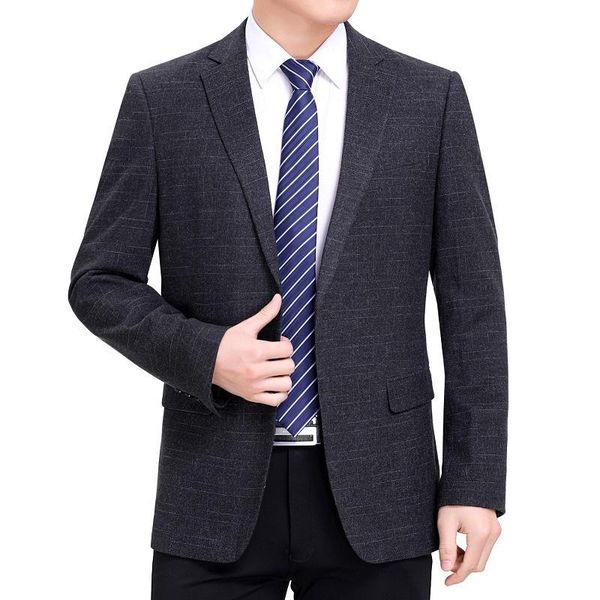 hippingbrand men's 2021 spring and autumn new middle aged men's wool single western coat business leisure suit large, Gray
hippingbrand men's 2021 spring and autumn new middle aged men's wool single western coat business leisure suit large, Gray