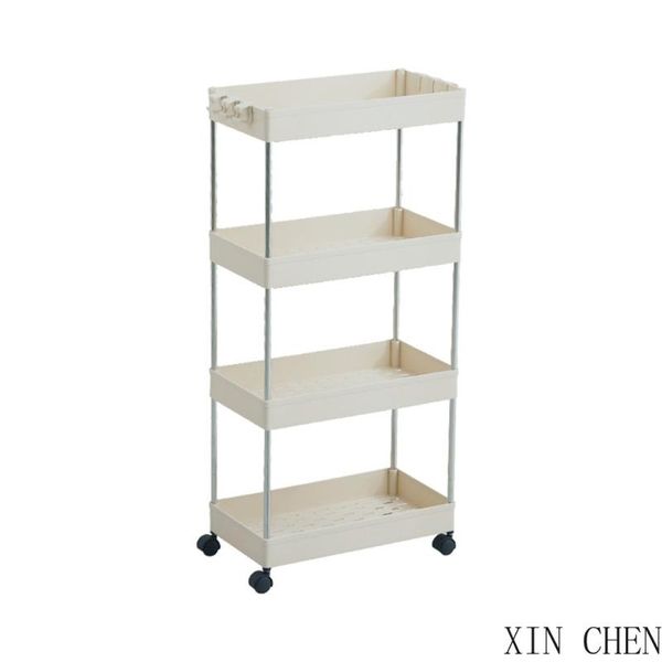 hooks & rails bathroom with wheels storage rack four layers kitchen narrow cabinet living room foor-standing gap shelf home
hooks & rails bathroom with wheels storage rack four layers kitchen narrow cabinet living room foor-standing gap shelf home