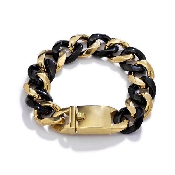 men's european bracelet chunky handcuff chain stainless steel bracelets punk rock hip hop jewelry 22cm long link chain mens gifts for m, Black
men's european bracelet chunky handcuff chain stainless steel bracelets punk rock hip hop jewelry 22cm long link chain mens gifts for m, Black