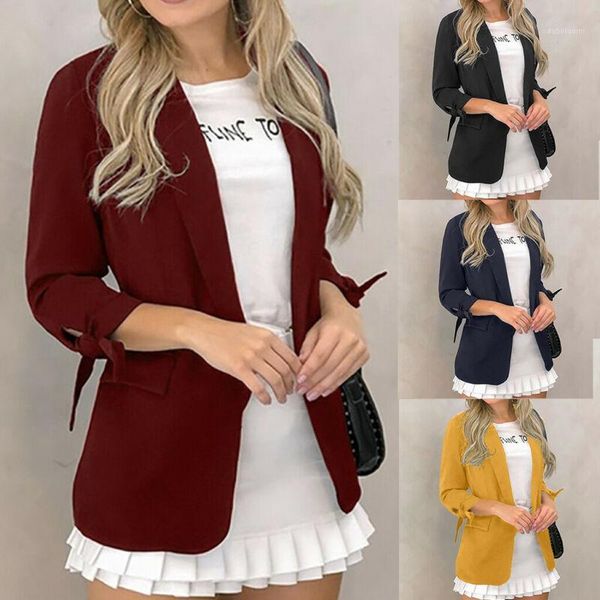 womens blazer slim fit lady long sleeve cardigan suit office jacket coat outwear1, Black;brown
womens blazer slim fit lady long sleeve cardigan suit office jacket coat outwear1, Black;brown