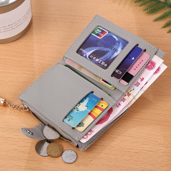 hbp women mini wallets tassel zipper purse girl wallet pu leather small short wallet, Red;black 
hbp women mini wallets tassel zipper purse girl wallet pu leather small short wallet, Red;black