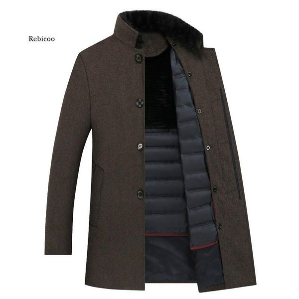 wool trench coat men,men's white duck down wool jackets ,thicked coat men,plus-size m-xxxl, Black
wool trench coat men,men's white duck down wool jackets ,thicked coat men,plus-size m-xxxl, Black