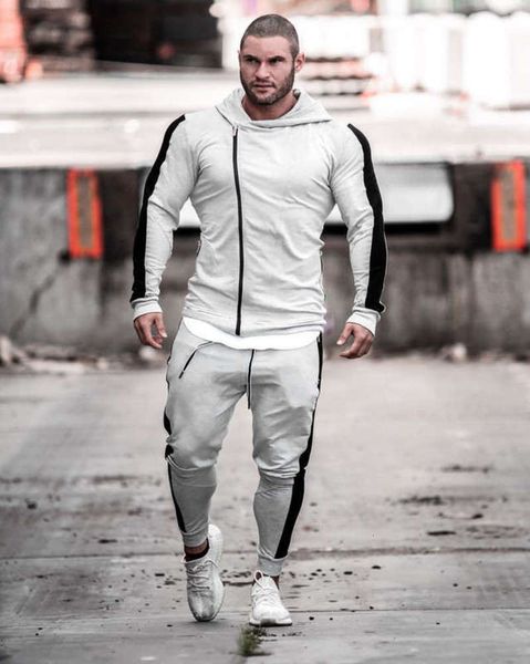 men's sports fitness muscle long brothers sleeve night running training suit tights, Gray
men's sports fitness muscle long brothers sleeve night running training suit tights, Gray
