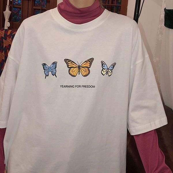 korean tshirt women kpop summer hip hop dropshipping butterfly vintage print punk mesh tee vintage gothic punk vegan clothes, White
korean tshirt women kpop summer hip hop dropshipping butterfly vintage print punk mesh tee vintage gothic punk vegan clothes, White