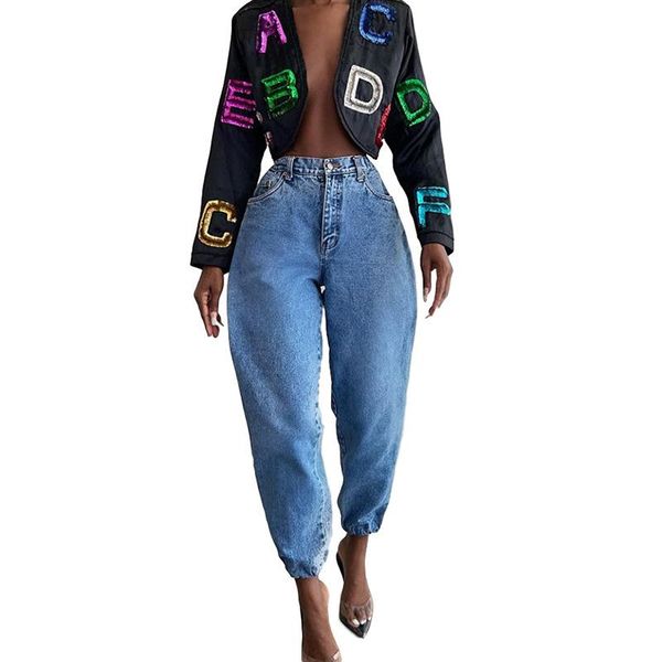 women's jeans women ankle-tied pants, adults casual style solid color high waist with pockets, Blue
women's jeans women ankle-tied pants, adults casual style solid color high waist with pockets, Blue