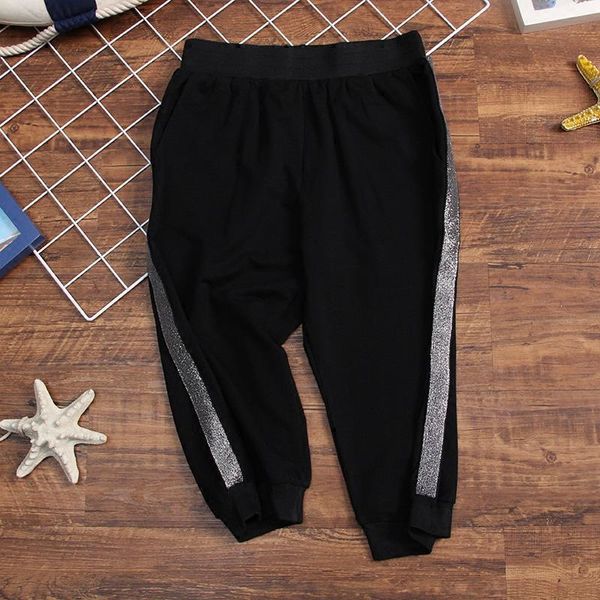 calf-length sports casual pants women summer fashion new ribbon decoration loose plue size elastic waist female harem trousers, Black;white
calf-length sports casual pants women summer fashion new ribbon decoration loose plue size elastic waist female harem trousers, Black;white