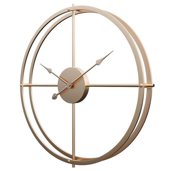 wall clocks 60cm retro simple iron art silent clock for home decor vintage modern - silver
wall clocks 60cm retro simple iron art silent clock for home decor vintage modern - silver