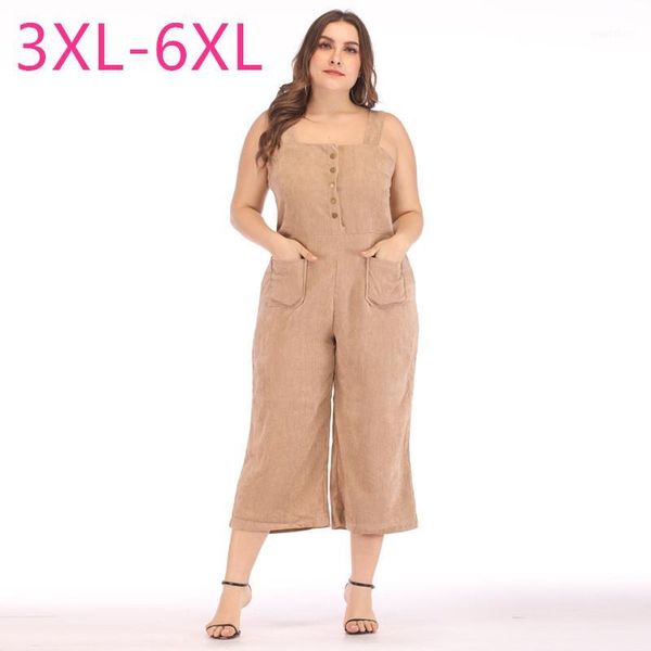 new 2020 spring autumn plus size jumpsuit for women sleeveless slim casual khaki pocket long slip jumpsuits 3xl 4xl 5xl 6xl1, Black;white
new 2020 spring autumn plus size jumpsuit for women sleeveless slim casual khaki pocket long slip jumpsuits 3xl 4xl 5xl 6xl1, Black;white
