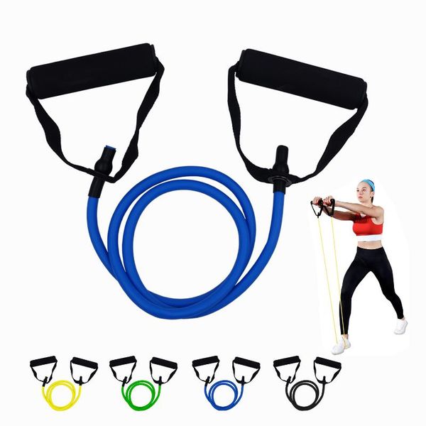 resistance bands 120cm tpe tube pull rope for gym sport pilates workout training elastic band fitness equipment with foam handle
resistance bands 120cm tpe tube pull rope for gym sport pilates workout training elastic band fitness equipment with foam handle