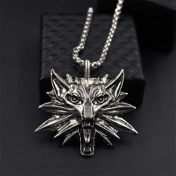 chains personality wolf head men's pendant necklaces accessories europe and the united states game peripheral jewelry, Silver
chains personality wolf head men's pendant necklaces accessories europe and the united states game peripheral jewelry, Silver