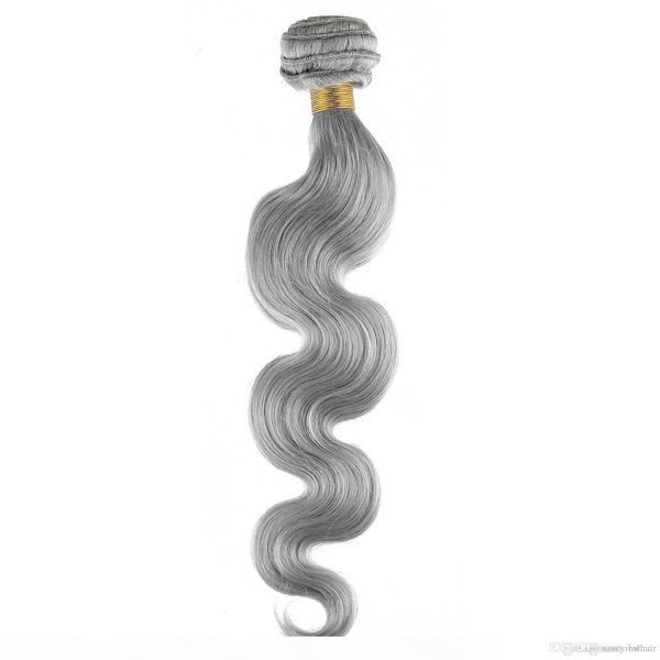 silver grey hair extensions 100g piece human grey hair weave brazilian body wave gray blonde brown vierge hair extension, Black
silver grey hair extensions 100g piece human grey hair weave brazilian body wave gray blonde brown vierge hair extension, Black