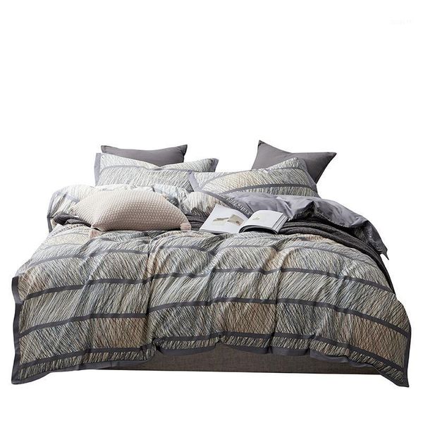 simple stripes duvet cover set 4pcs 100% egyptian cotton bed sheets grey bedspread 60s sateen parure de lit 2 personnes king1
simple stripes duvet cover set 4pcs 100% egyptian cotton bed sheets grey bedspread 60s sateen parure de lit 2 personnes king1