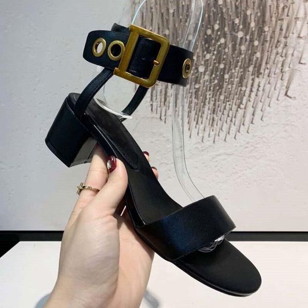 2021 summer luxury buckle strap women sandals runway brand round open toe heels shoes ladies party sandals shoes, Black
2021 summer luxury buckle strap women sandals runway brand round open toe heels shoes ladies party sandals shoes, Black