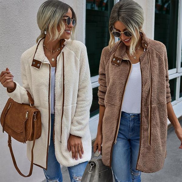 elegant white shaggy women faux fur streetwear autumn winter warm plush teddy coat female plus size overcoat party, Black
elegant white shaggy women faux fur streetwear autumn winter warm plush teddy coat female plus size overcoat party, Black