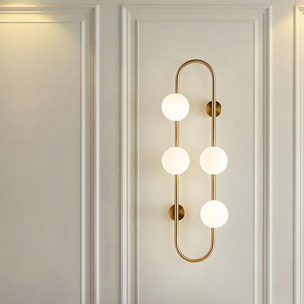 wall lamp nordic living room tv background glass ball postmodern bedroom bedside designer study
wall lamp nordic living room tv background glass ball postmodern bedroom bedside designer study